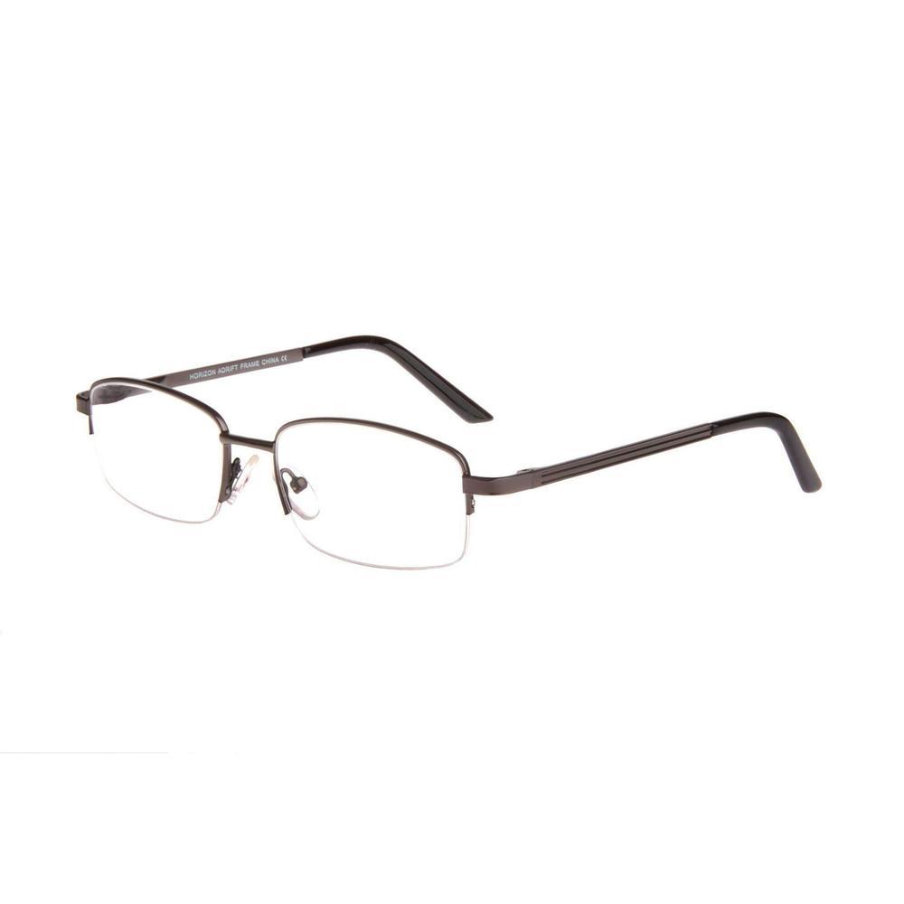 NEW HORIZON EYEWEAR Matte Pewter ADRIFT Eyeglasses 52/17/140